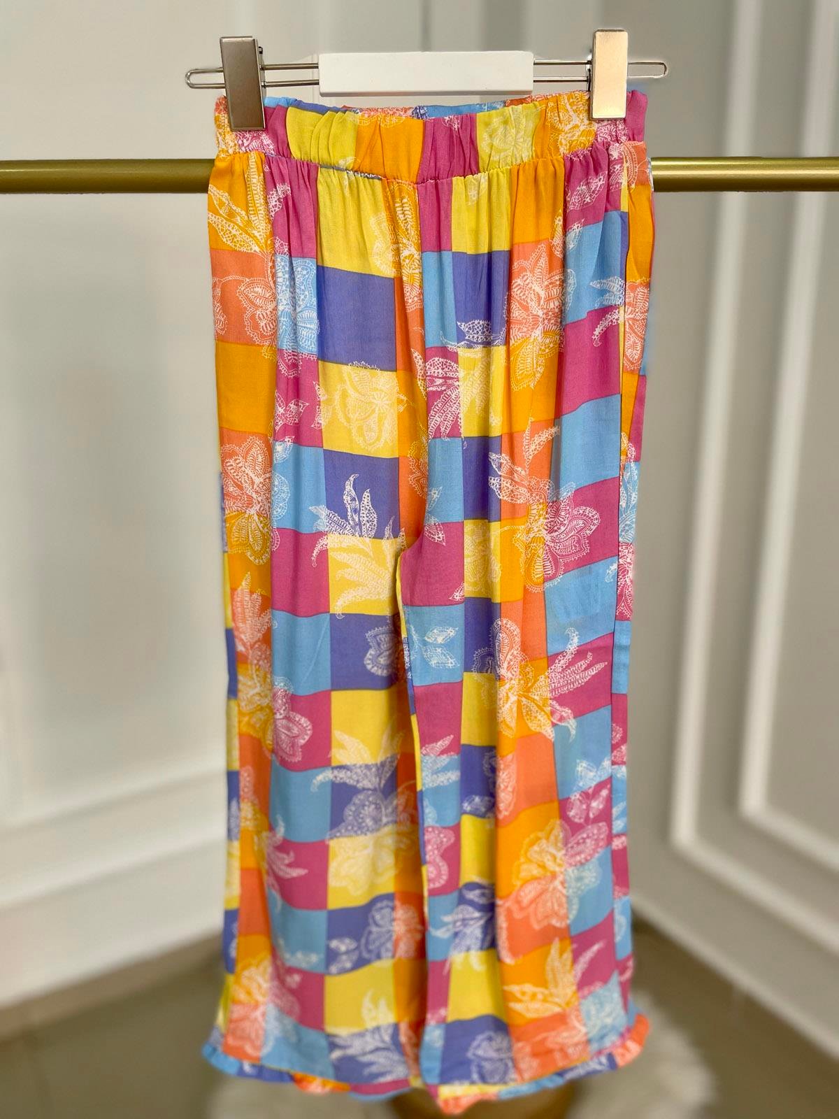 Kareli Pijama Takımı