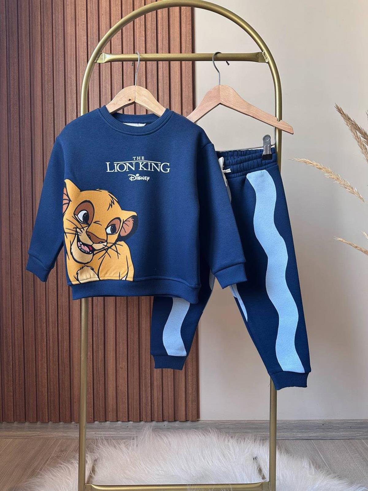 Lion King Şardonlu İkili Takım Lacivert ( 2-8  Yaş)