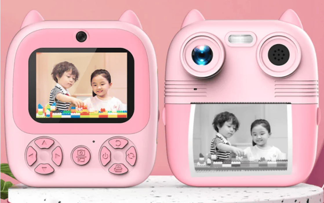 Anlık Termal Yazıcılı Dijital Çocuk Kamerası 2.0 Inç Hd 1080P Instant Photo Printer Camera 