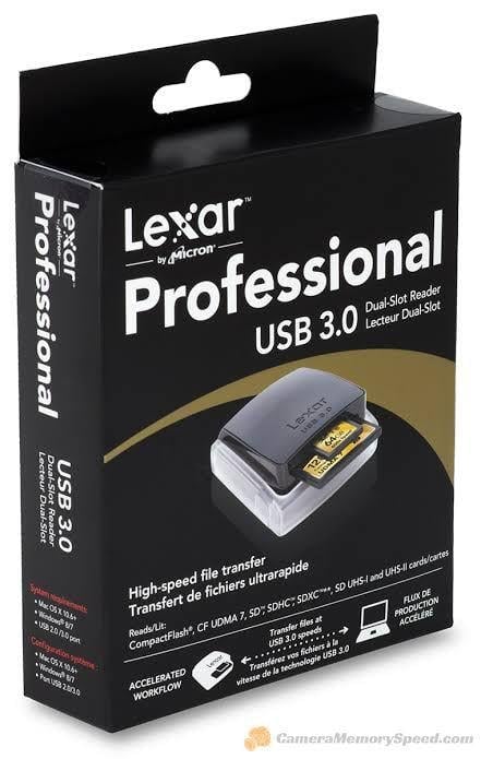 Lexar Professional Dual Slot UHS-II SD/CF Reader Review 