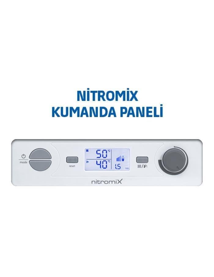 DEMIRDOKUMNITROMIX24DemirdökümDemirdöküm Nitromix P 24 kW Tam Yoğuşmalı Kombi + Baca Seti