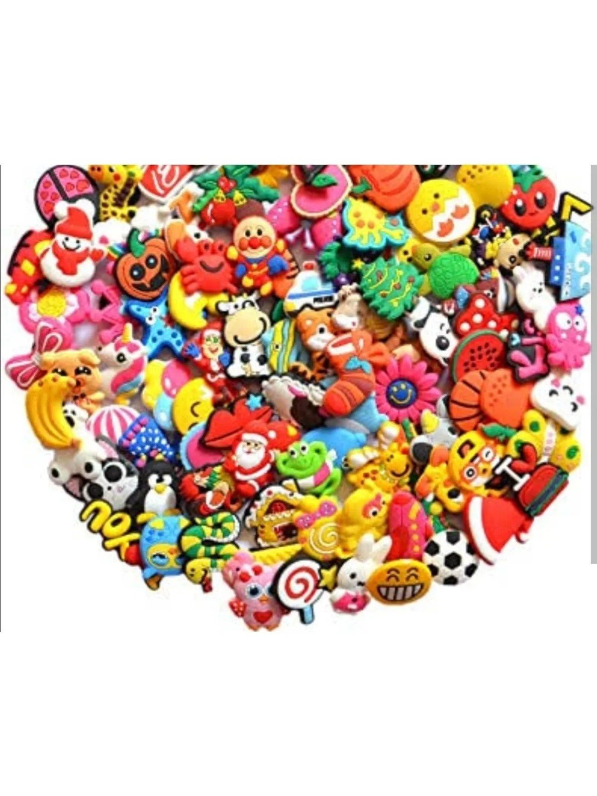 Jibbitz Crocs Terlik Süsü Jibbitz Charm 5 Adet Karışık Modeller