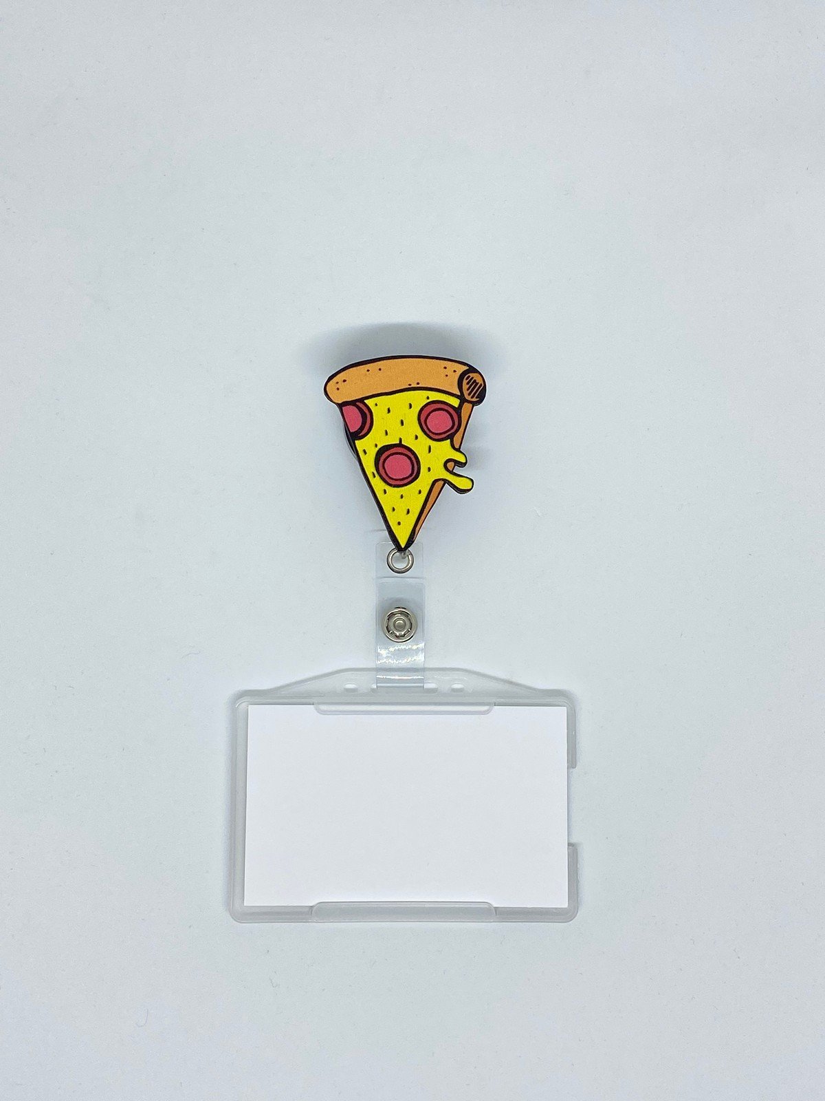 Pizza Temalı Yoyo Kartlık Yoyo Yaka Kartlığı