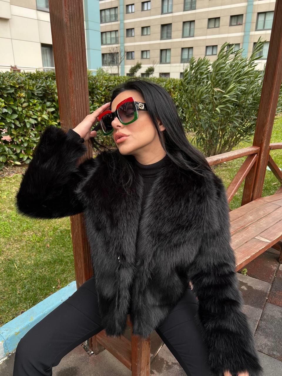 Liya Kısa Kürk Kaban 