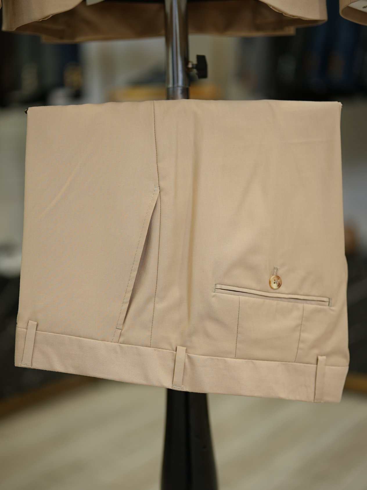 Erkek Takım Elbise Kırlangıç Yaka İtalyan Stil Slim Fit Ceket Yelek Pantolon - Krem