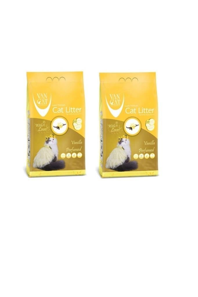 Van Cat Vanilla Kokulu İnce Taneli Kedi Kumu 5 Kg X 2 Adet