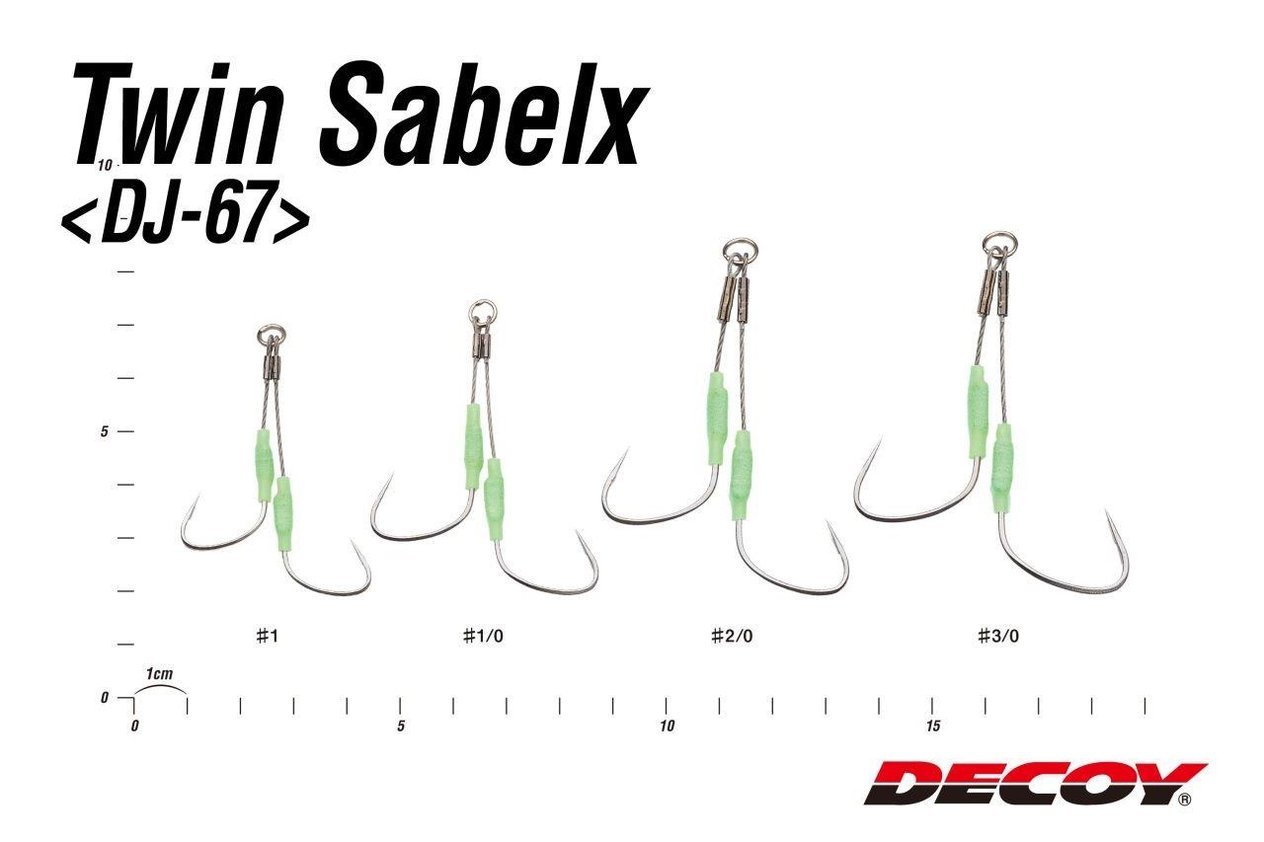 Decoy DJ-67 Twin Sabelx Çelik Telli Asist İğne