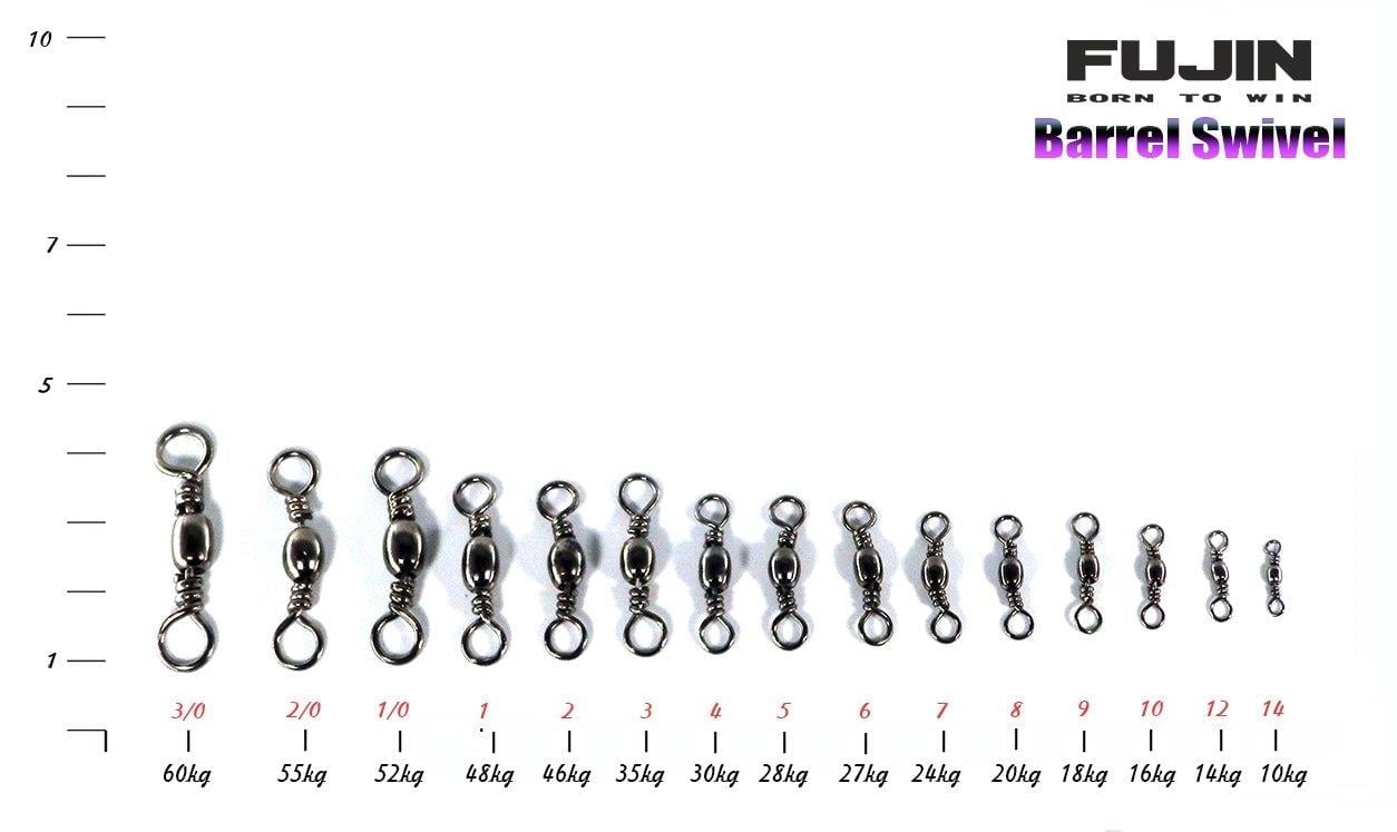 Fujin Barrel Swivel Fırdöndü Black Nickel