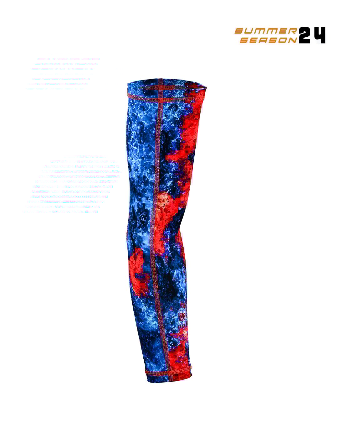 Fujin Pro Angler Arm Sleeve Kolluk Red Reef