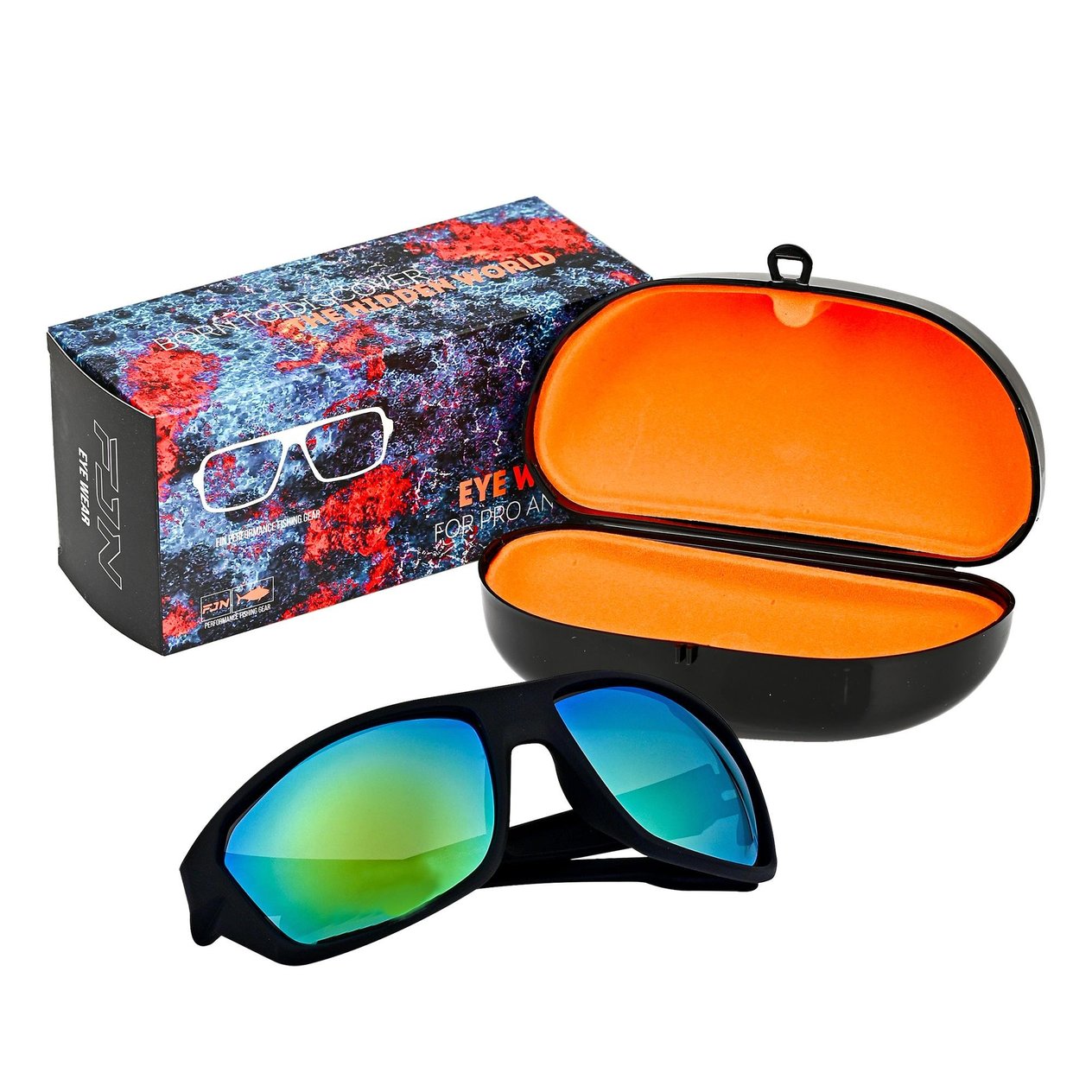 Fujin Pro Angler Polarize Güneş Gözlüğü Orange Mat