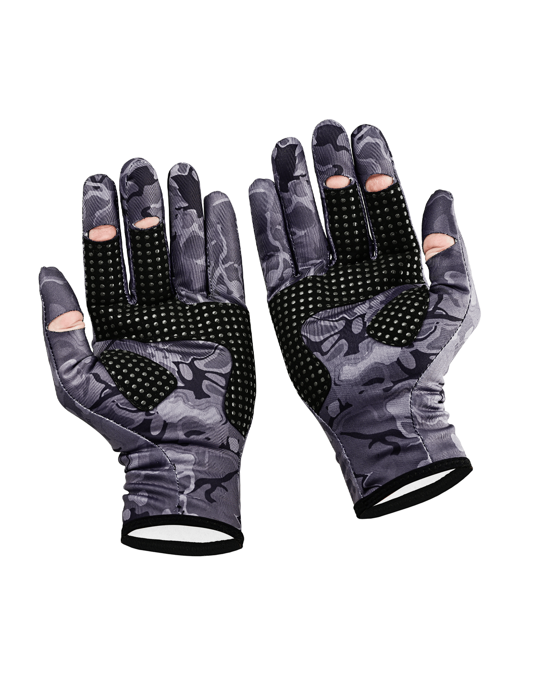 Fujin Pro Angler Winter Gloves Black Camo #M/L