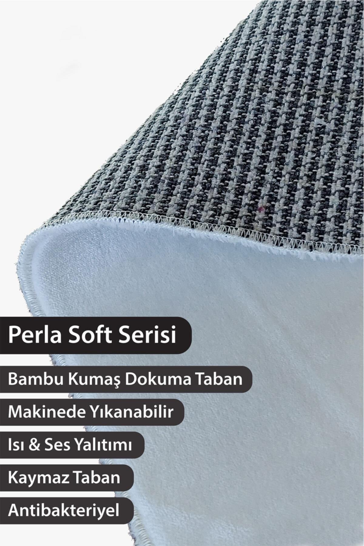 MOTTO HALIMotto Halı Perla Soft Kaymaz Tabanlı Yıkanabilir Antibakteriyel Dijital Baskı Çocuk Halısı PRL-CK-10024ACK-10024-PRL