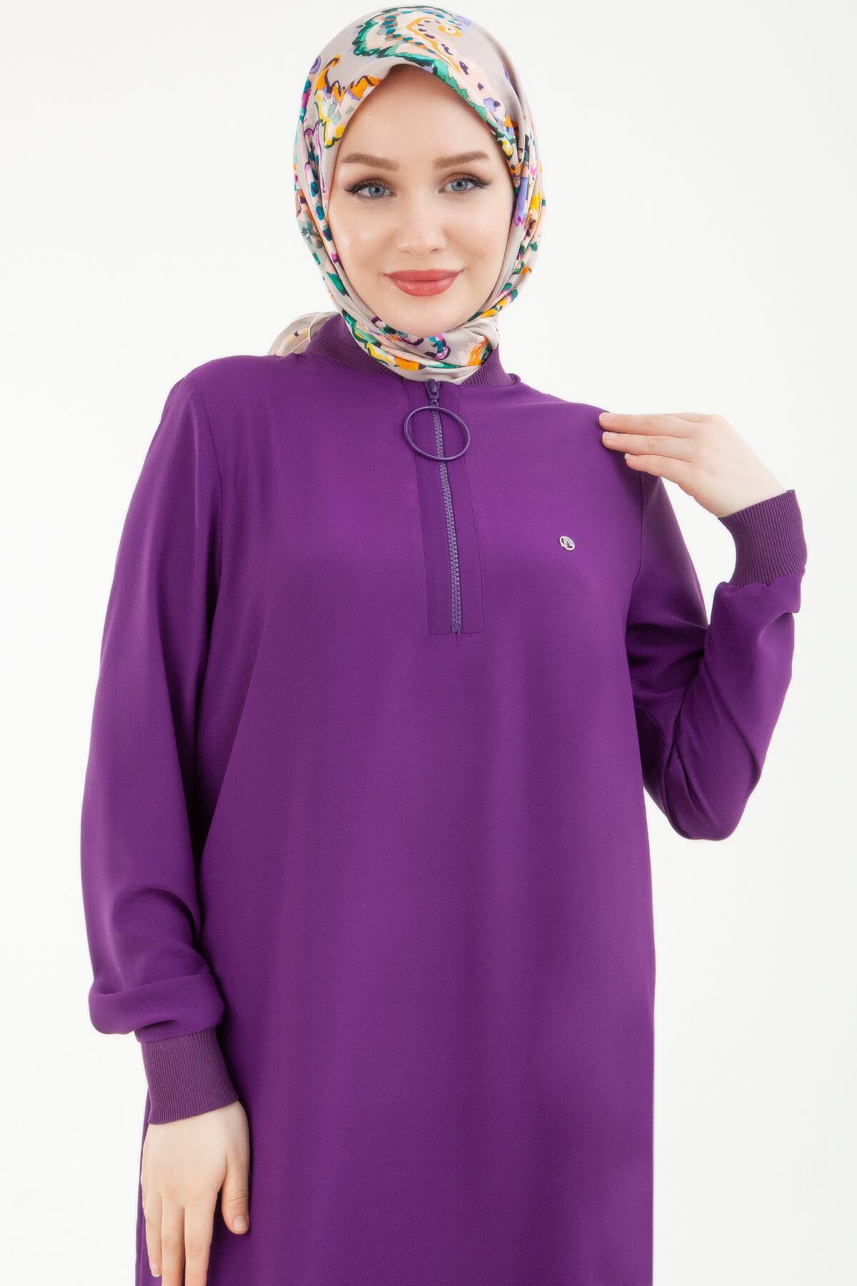 Armine TREND Halkalı Tunik Yaz Sezonu 24YT436 Mor