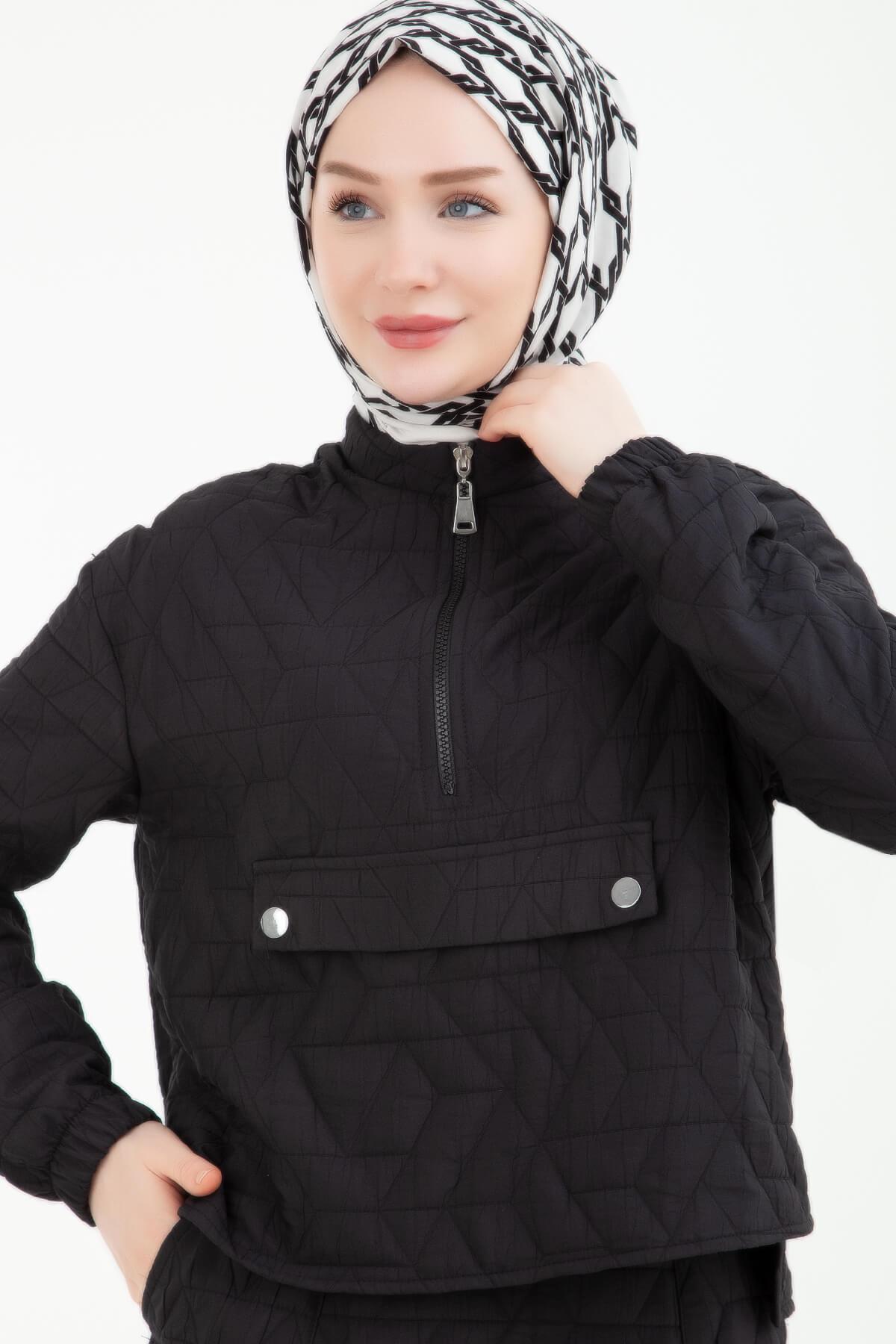 Armine TREND Etekli Bayan Takım Siyah 24YT665