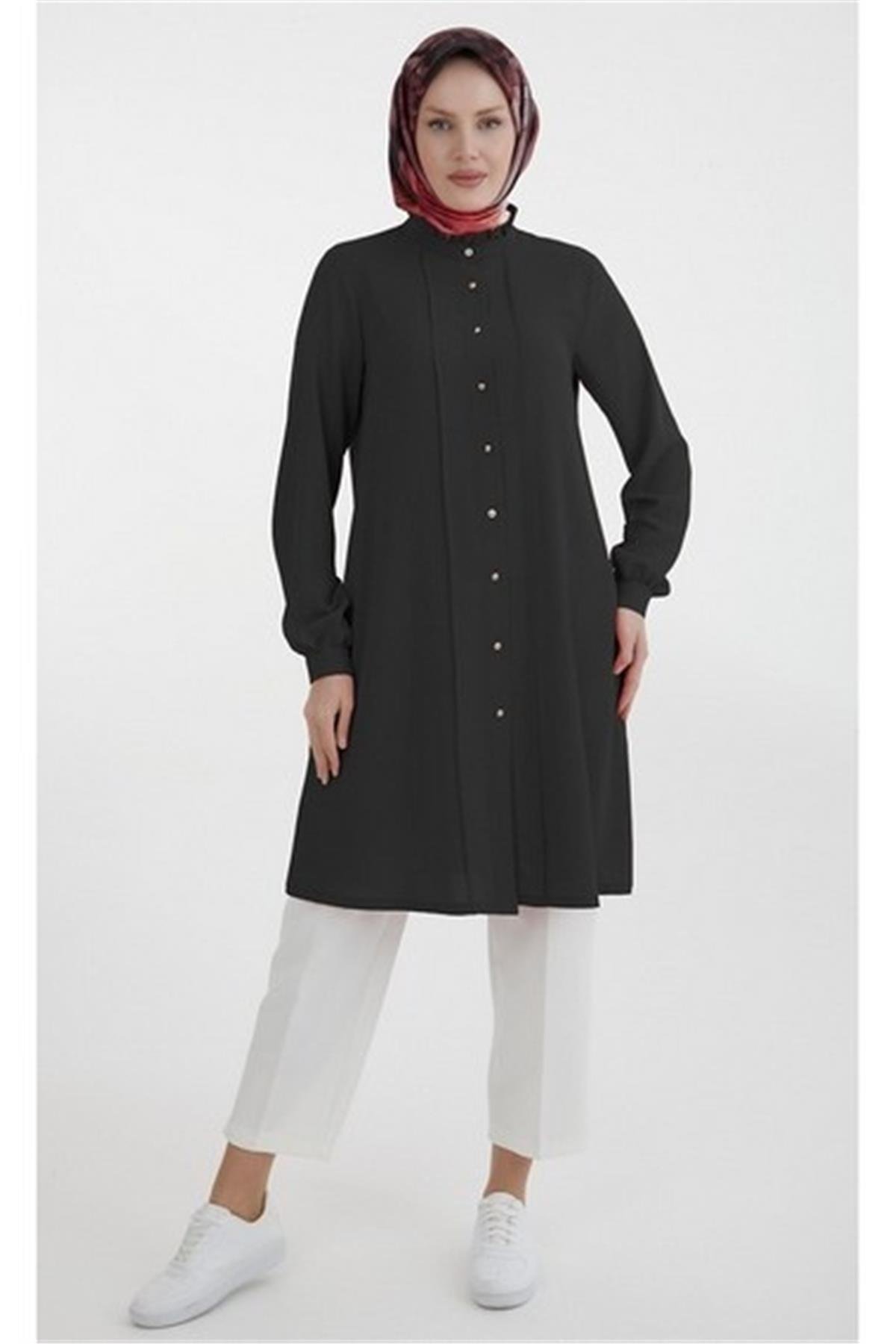 22YT449 Armine Trend Tunik Siyah