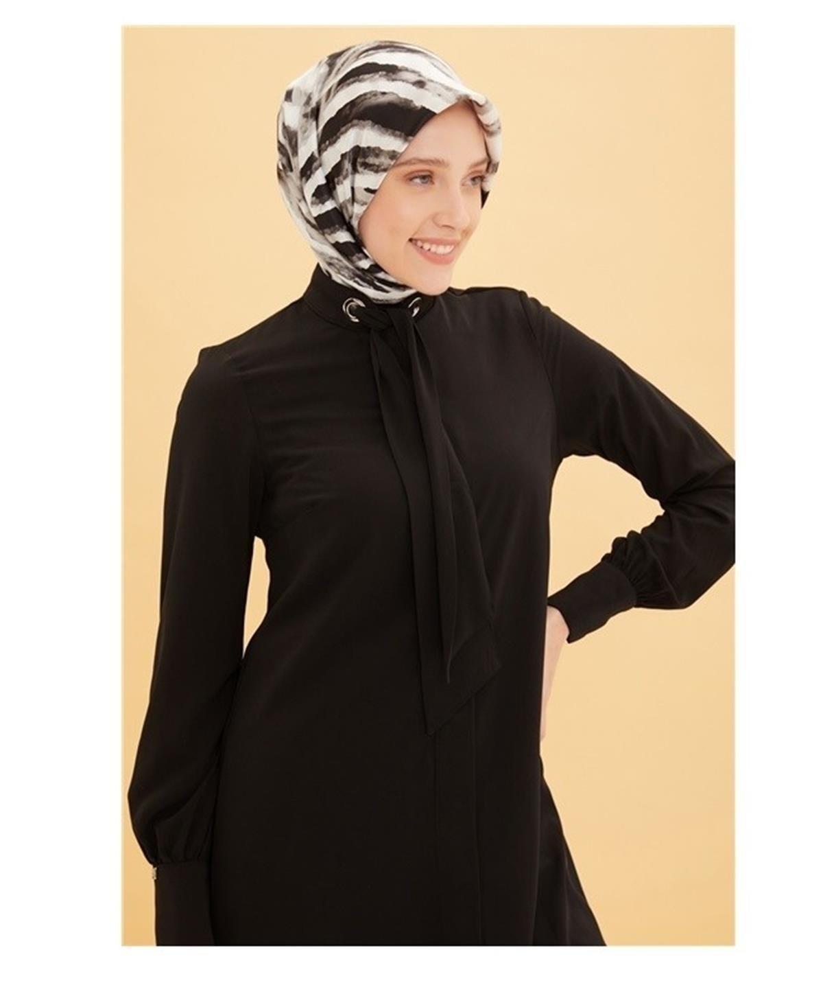 22YT468-1 Armine Trend Tunik Siyah