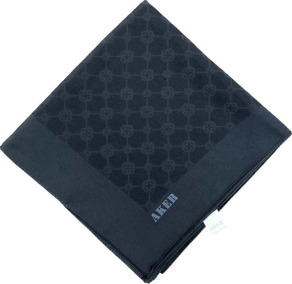 Aker Elegance Monogram Eşarp Siyah 1090500-911