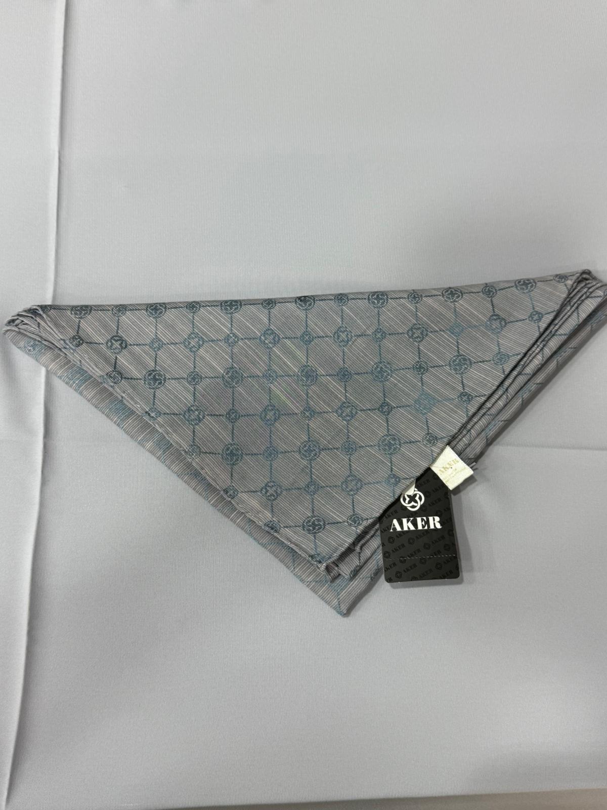 Aker Logolu İpek Koton Jakar Eşarp 7071798 - 971