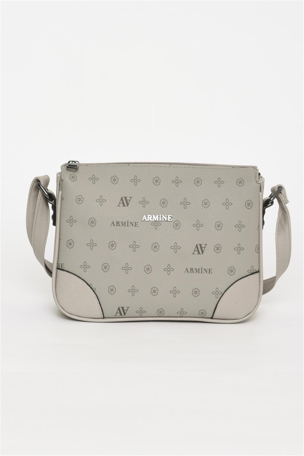Armine 305 Bayan Çanta Vizon Baskılı