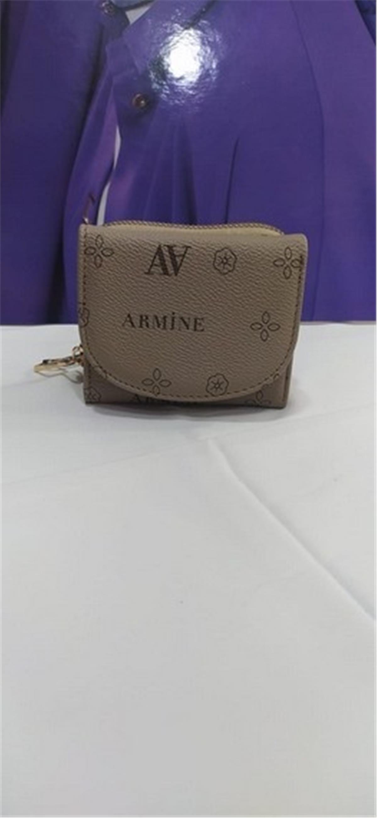 Armine C10 Bayan Cüzdan Vizon Baskılı