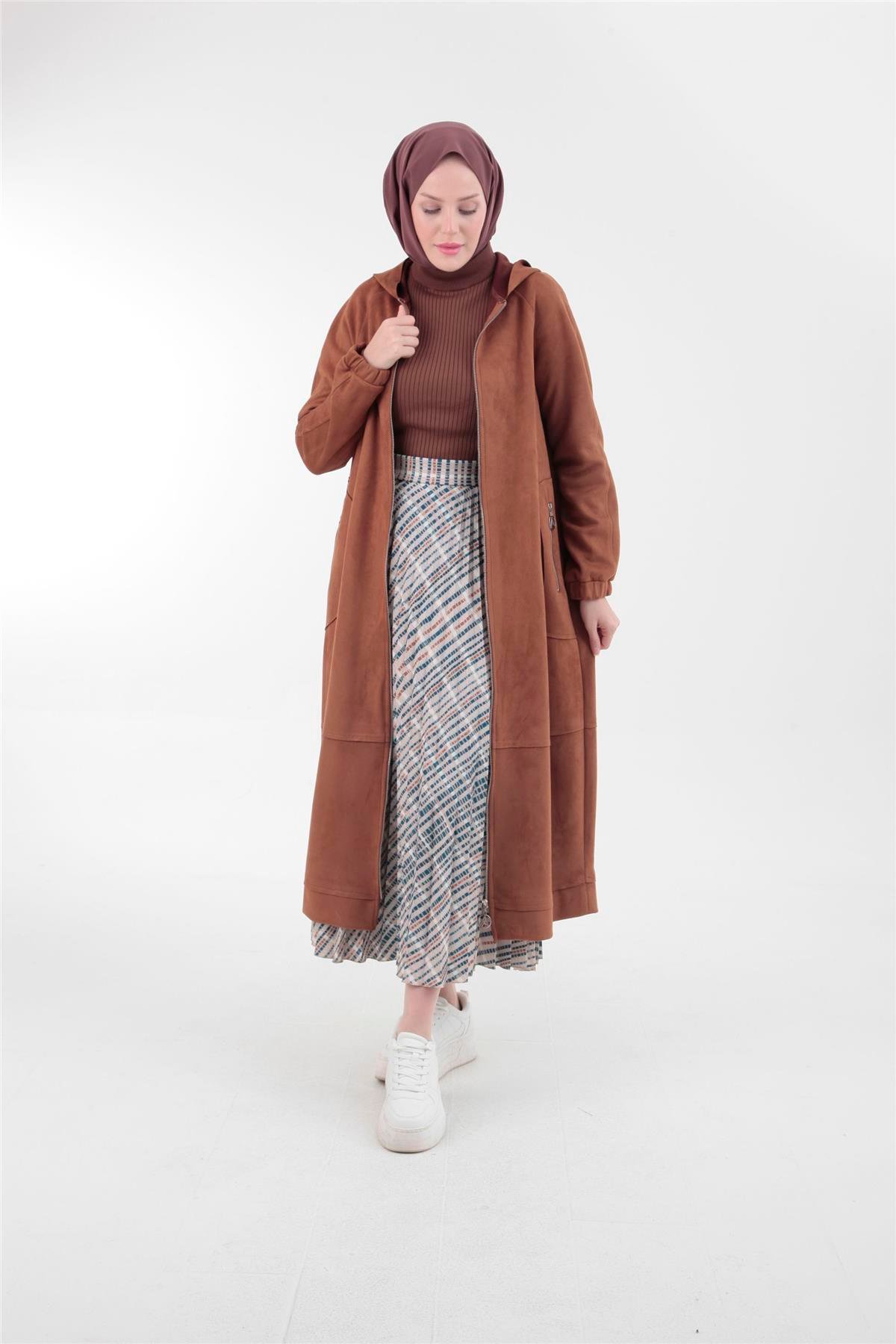 Armine Süet Kap 23KT513 Taba