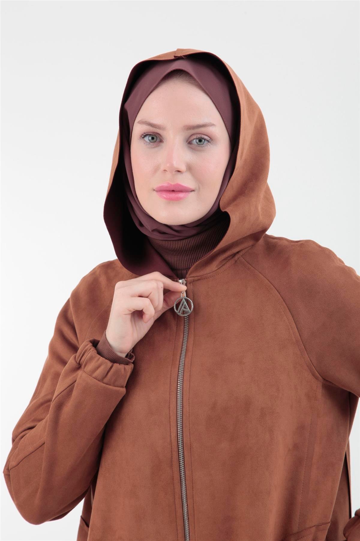 Armine Süet Kap 23KT513 Taba