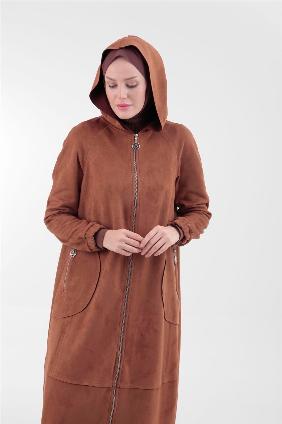 Armine Süet Kap 23KT513 Taba