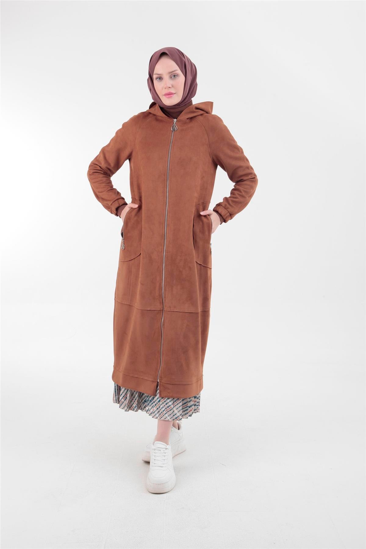 Armine Süet Kap 23KT513 Taba