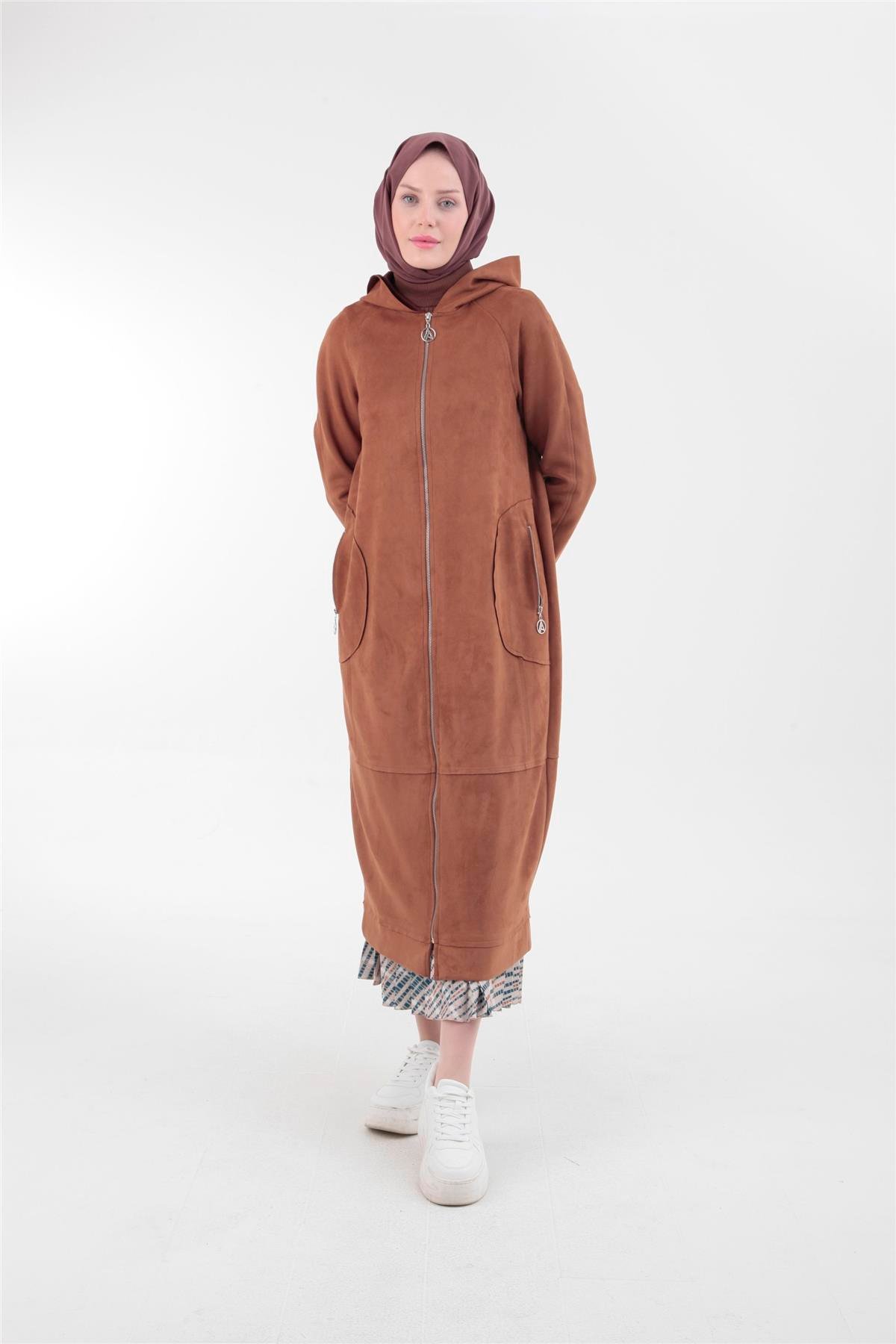 Armine Süet Kap 23KT513 Taba