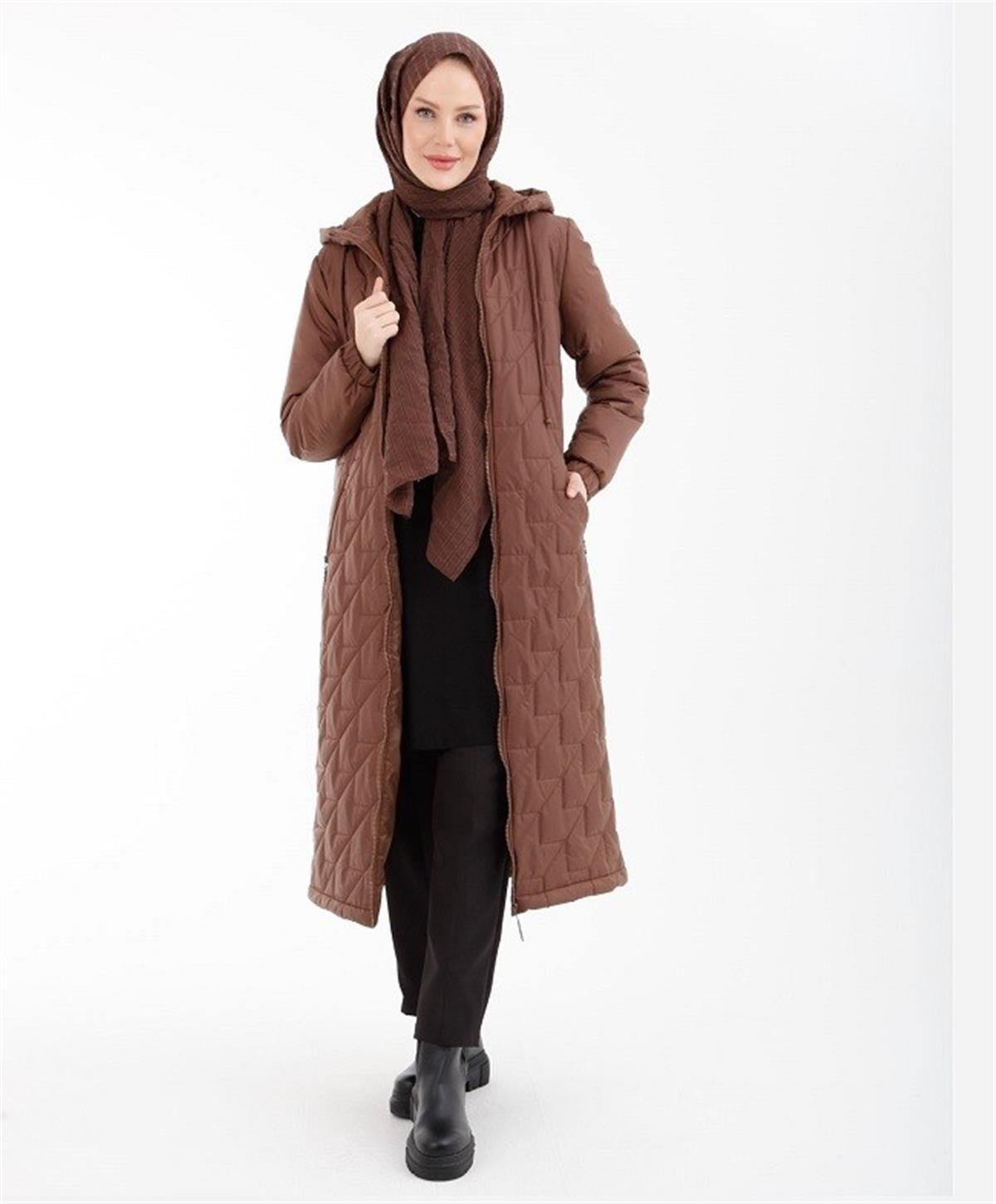 Armine Trend 22KT742 Kazayağı Kapitone Mont Taba