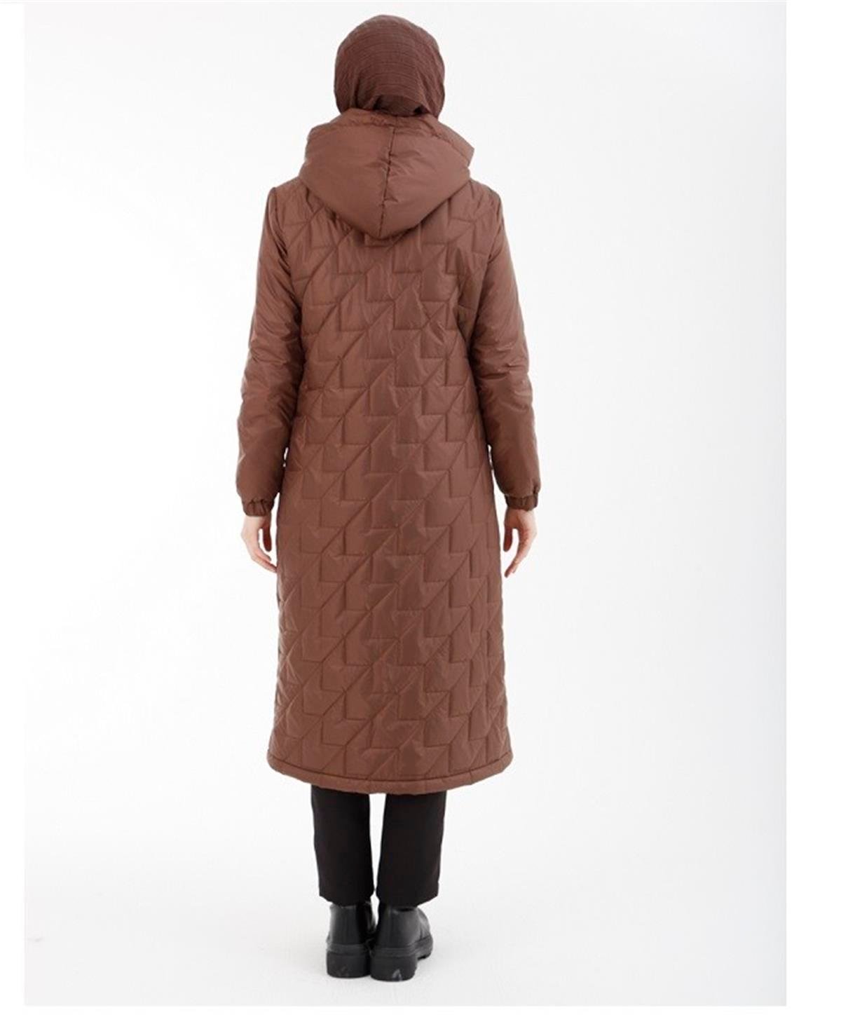 Armine Trend 22KT742 Kazayağı Kapitone Mont Taba