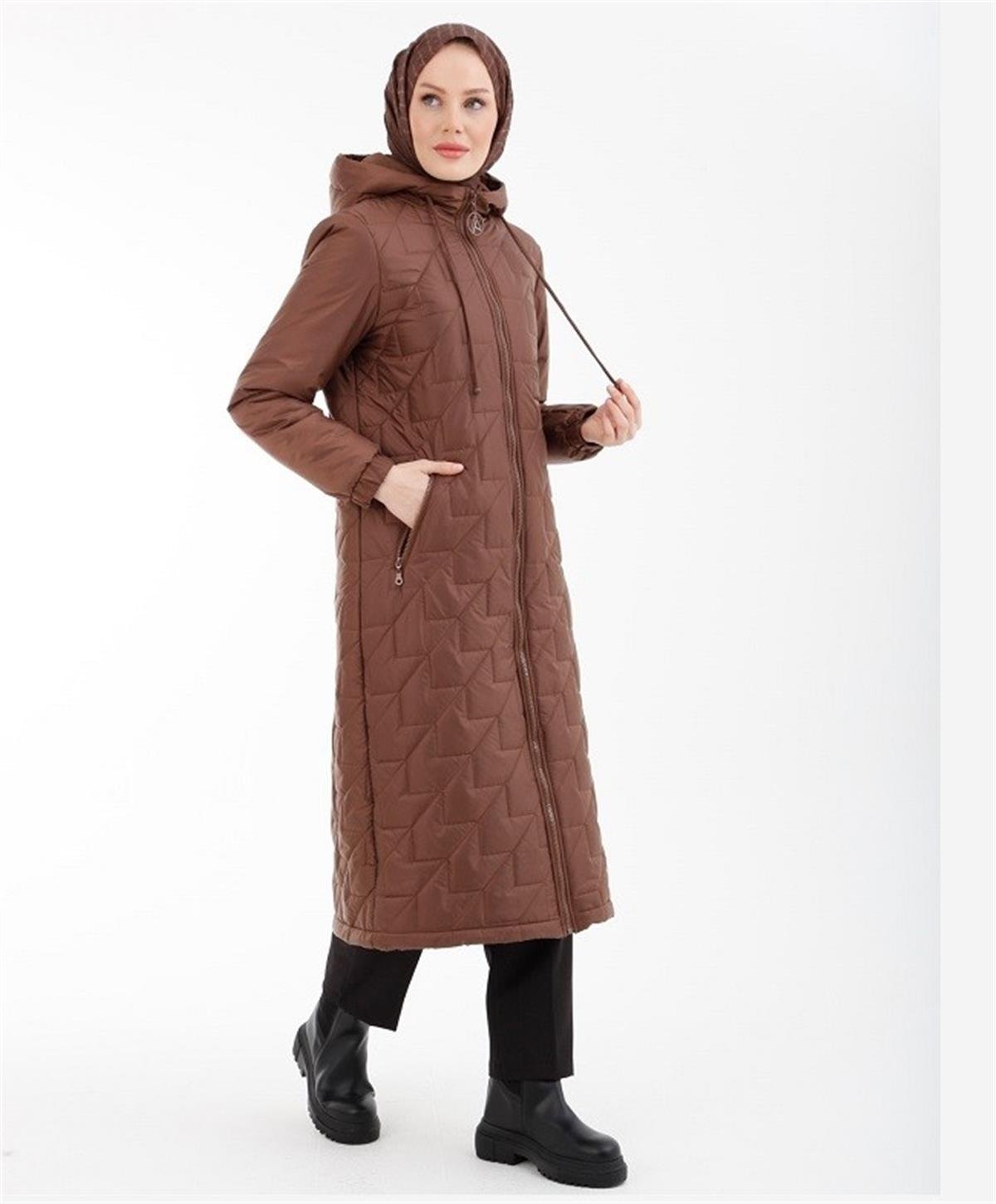 Armine Trend 22KT742 Kazayağı Kapitone Mont Taba