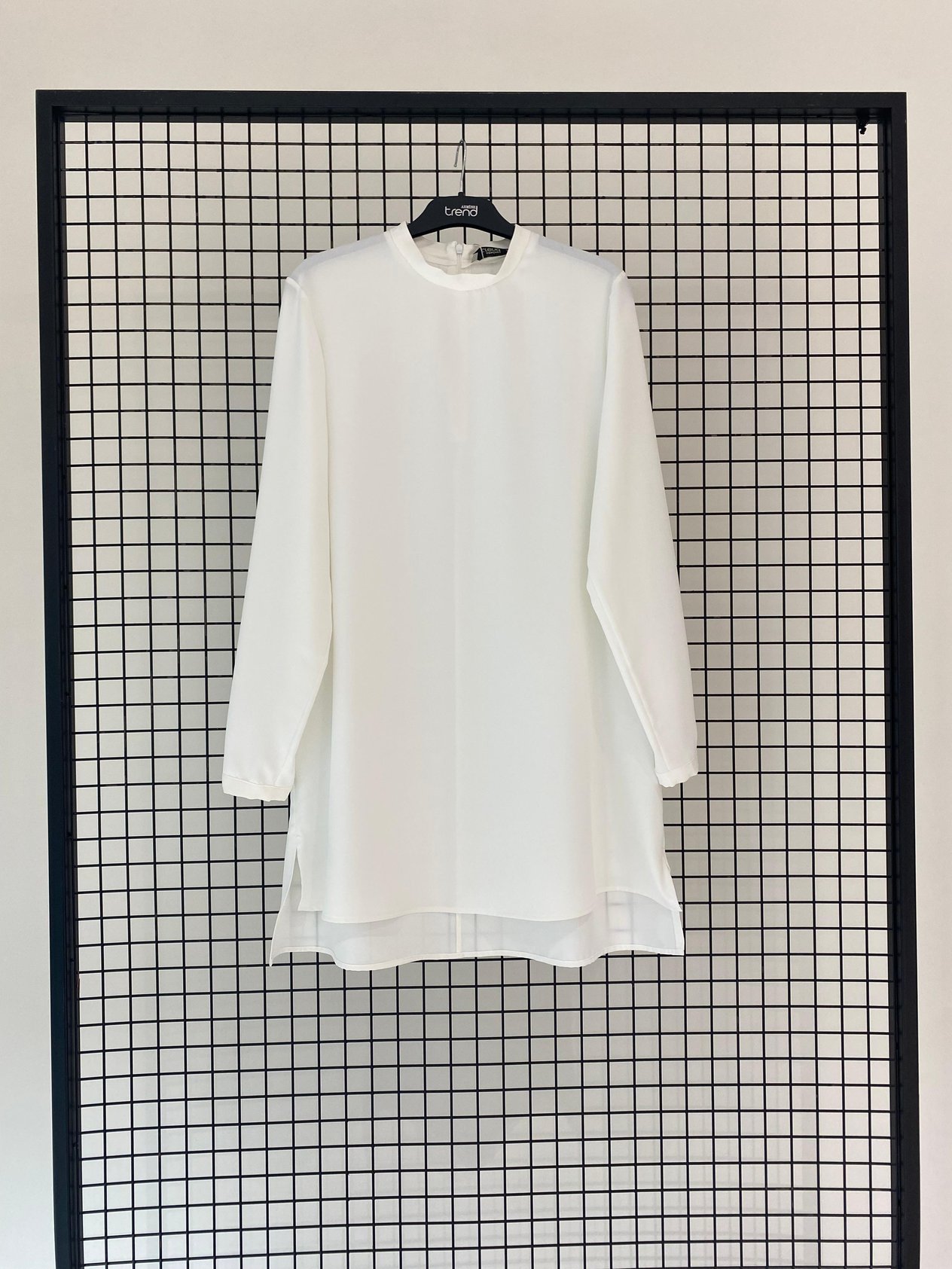 Armine TREND Asimetrik Kesim Kurtarıcı Tunik Ekru 25YT411