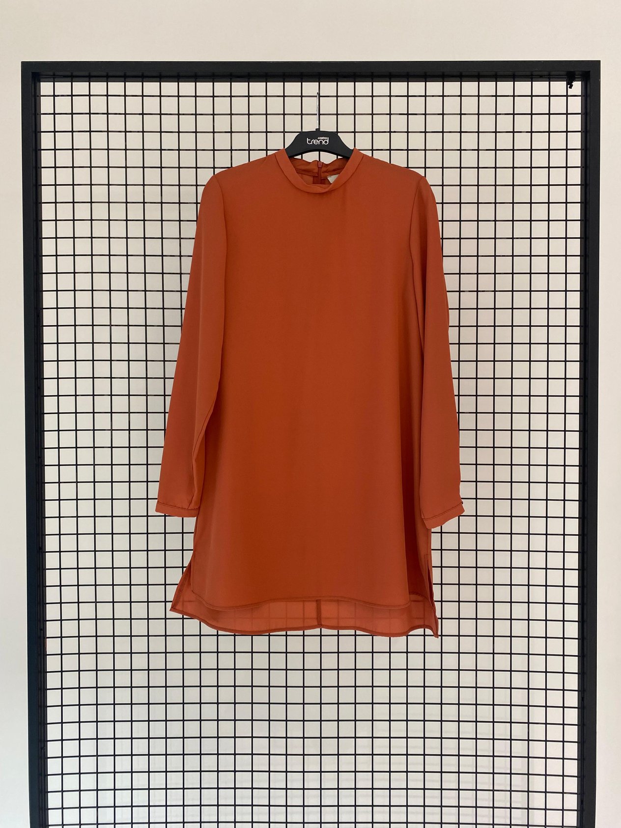 Armine TREND Asimetrik Kesim Kurtarıcı Tunik Oranj 25YT411