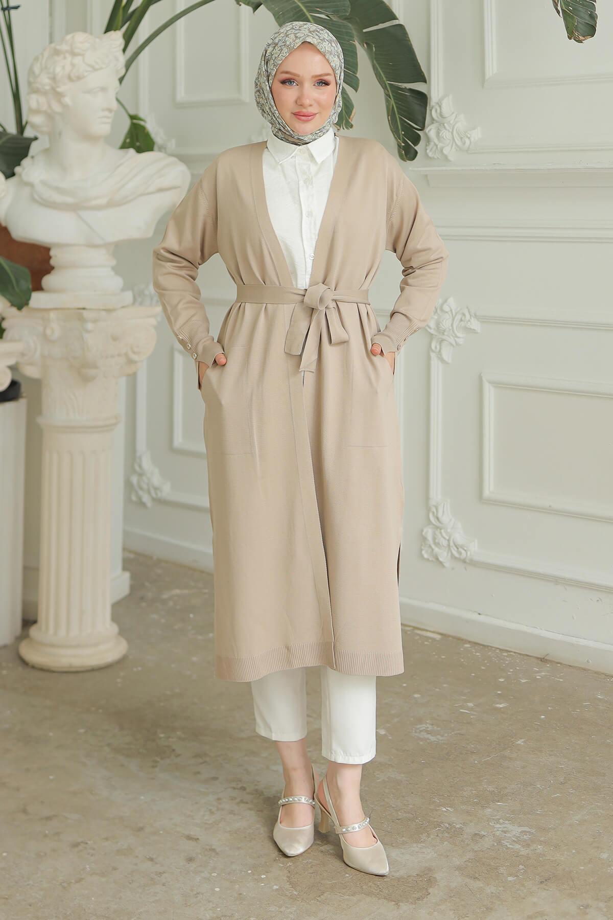 Armine TREND Triko Hırka Taş 24KTD501