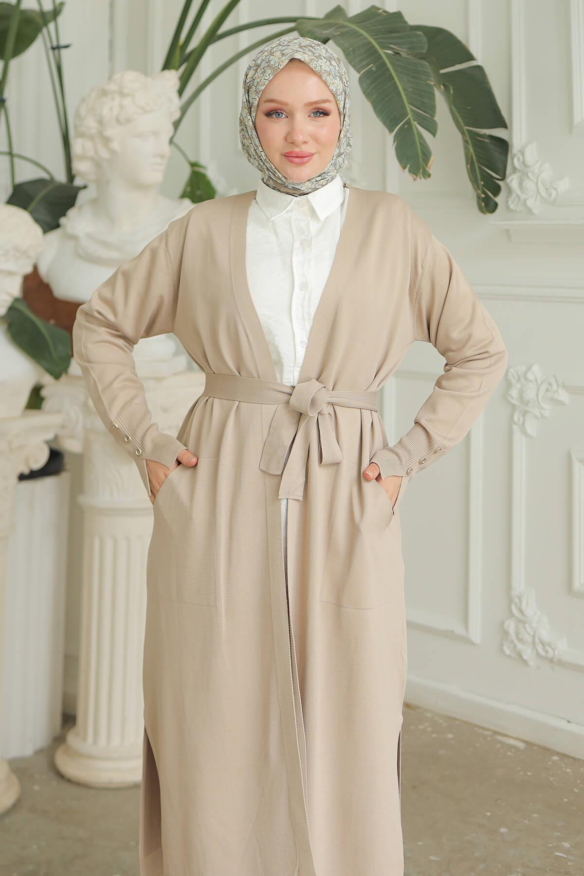 Armine TREND Triko Hırka Taş 24KTD501