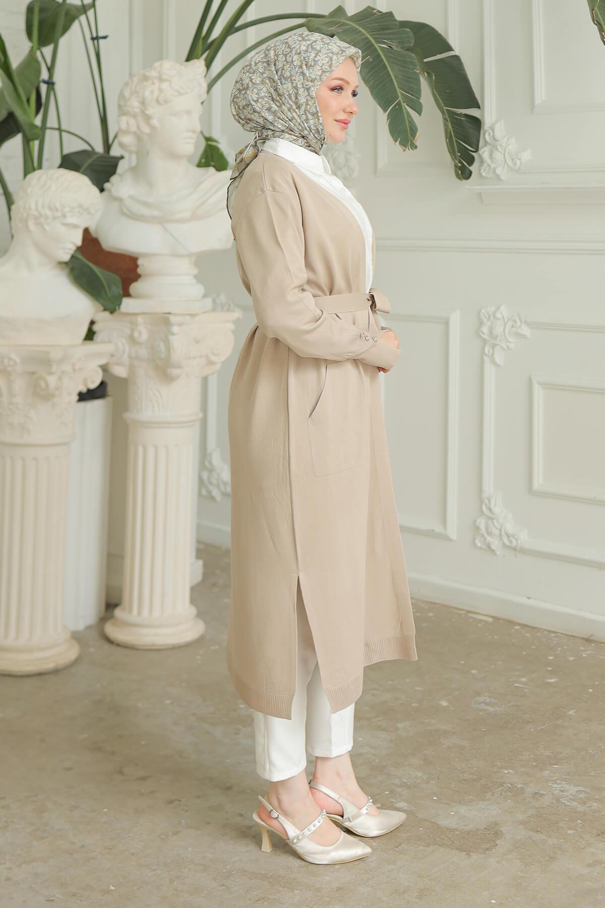 Armine TREND Triko Hırka Taş 24KTD501