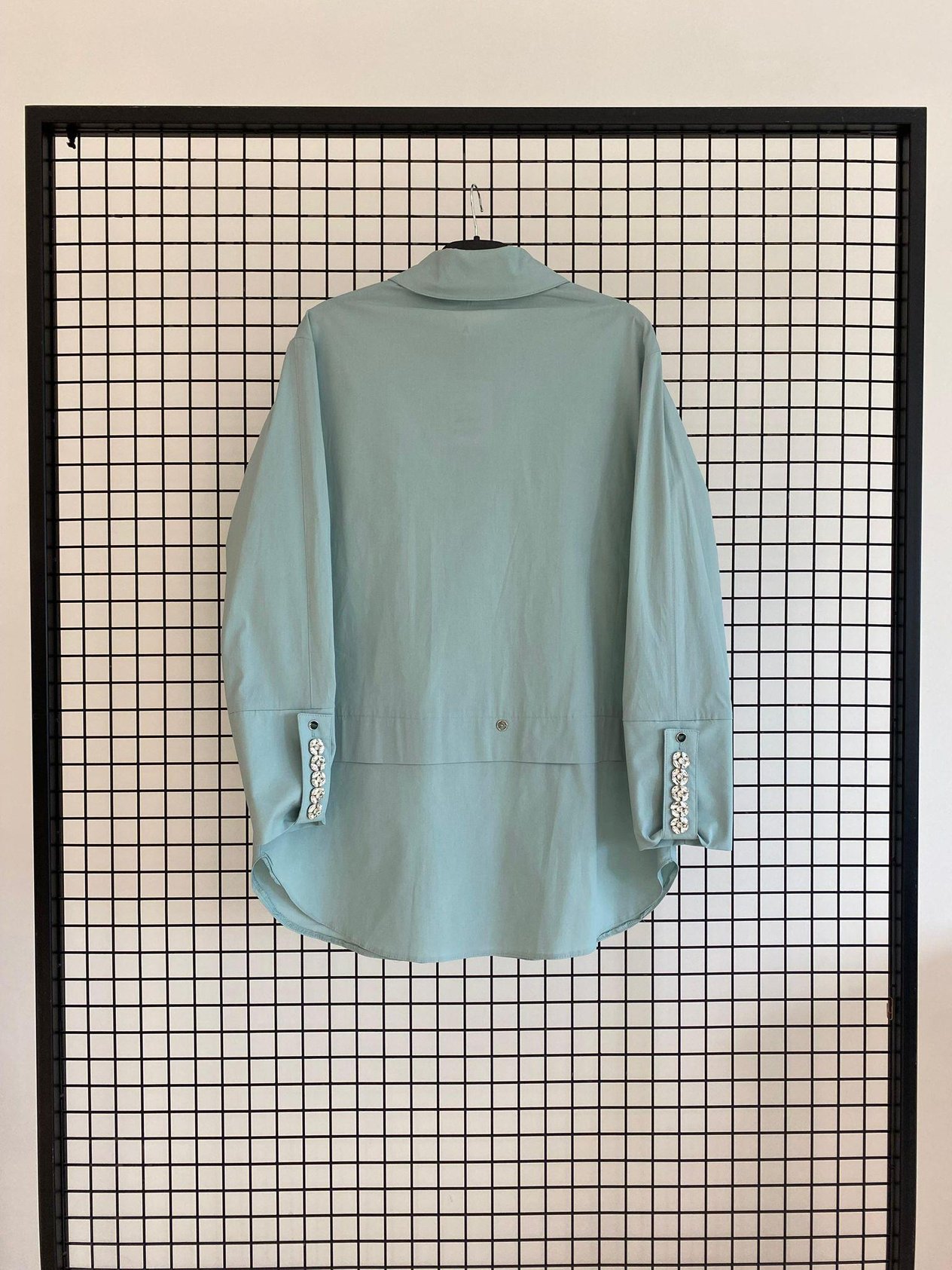 Armine TREND Yakası Taş Detaylı Bayan Tunik Mint 25YT4134