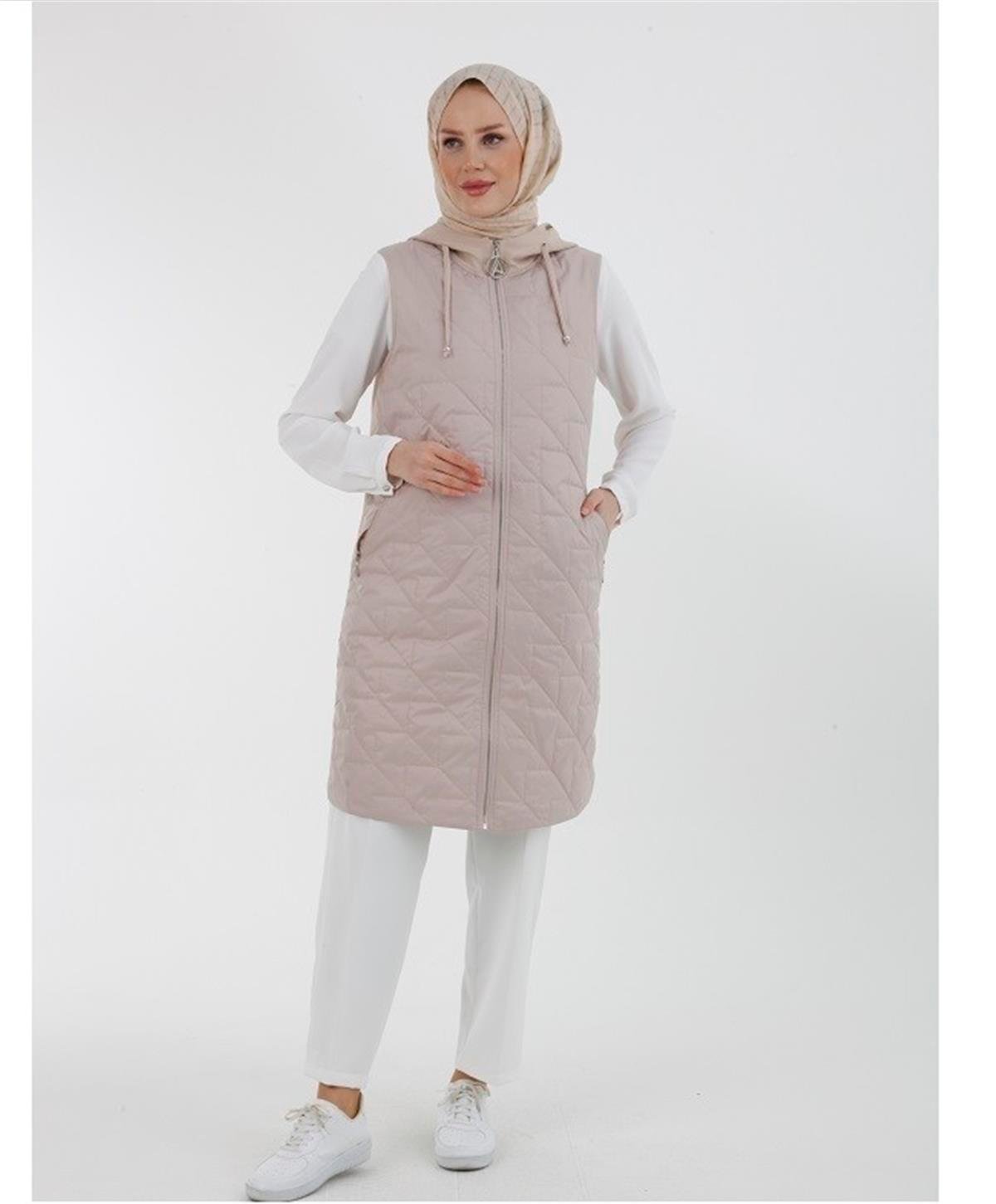Armine Trend Yelek 23YT521 Bej