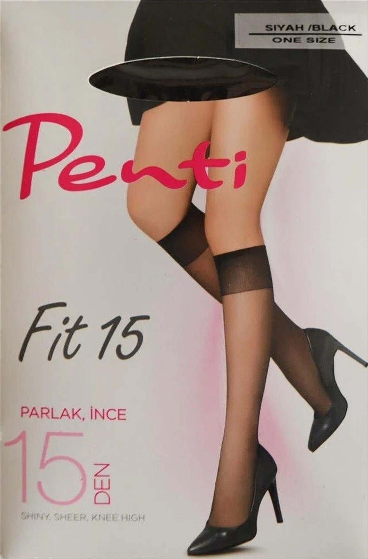 Penti Fit 15 Den Pantolon Çorabı Siyah
