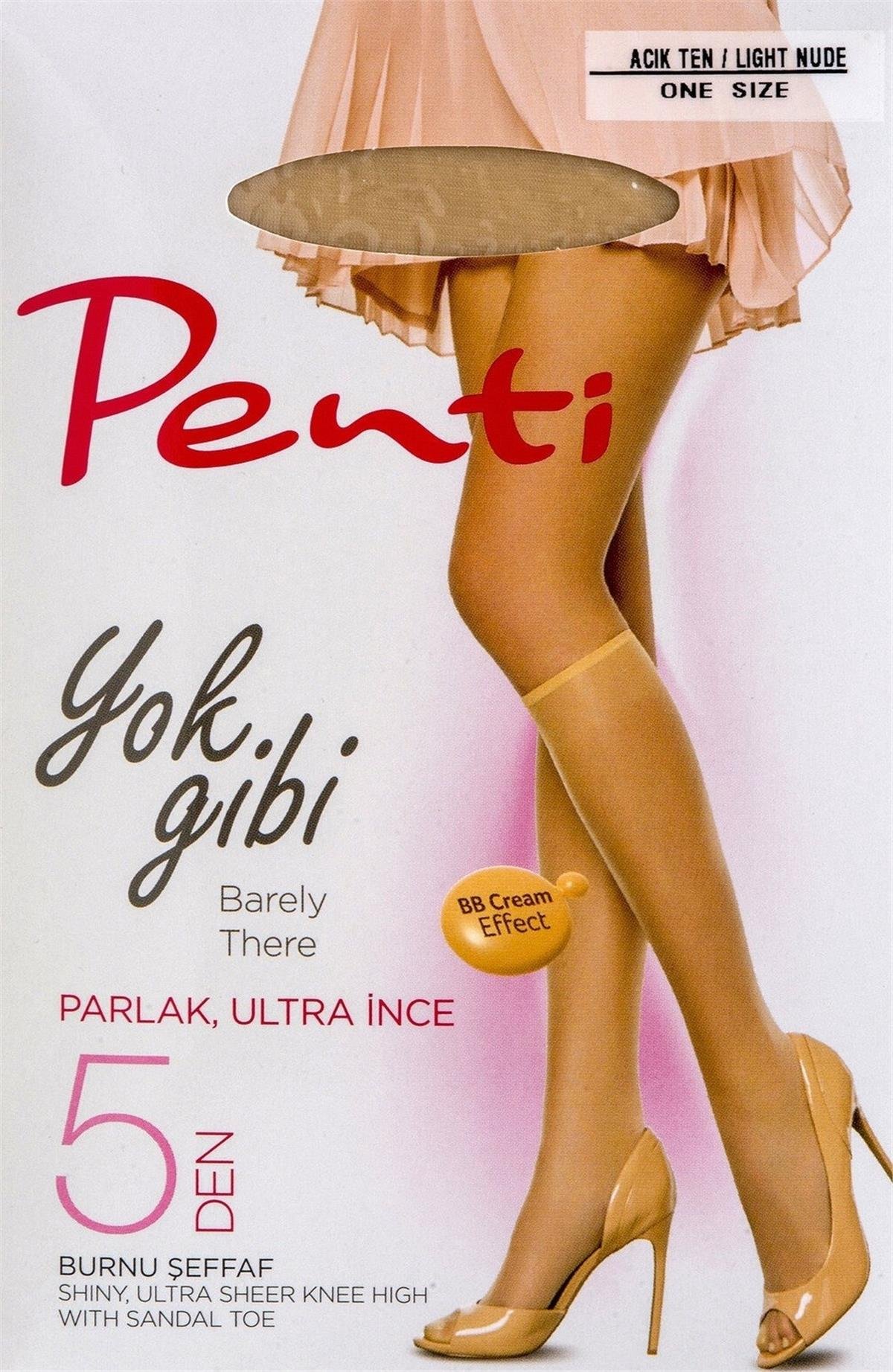 Penti Yok Gibi 5 Den Pantolon Çorabı Açık Ten