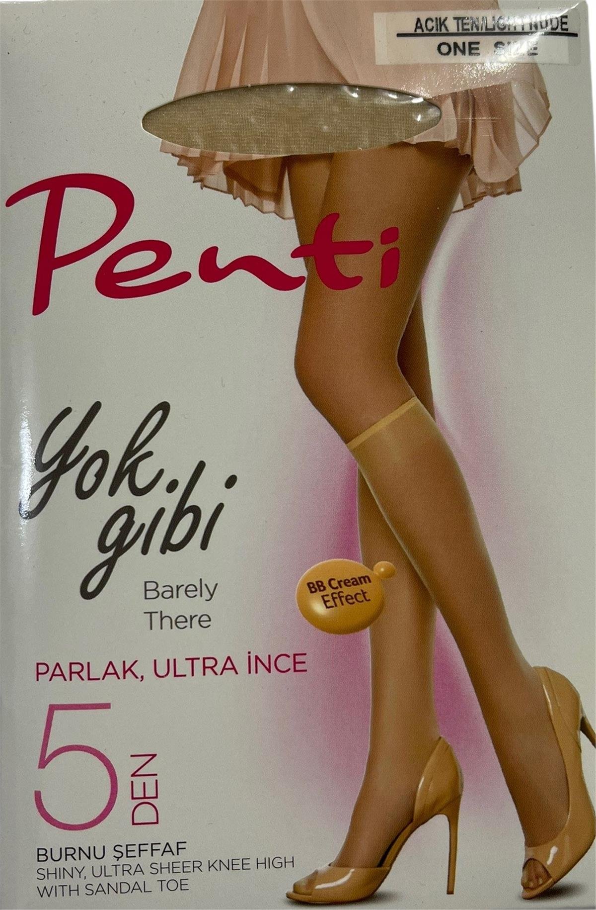 Penti Yok Gibi 5 Den Pantolon Çorabı Ten