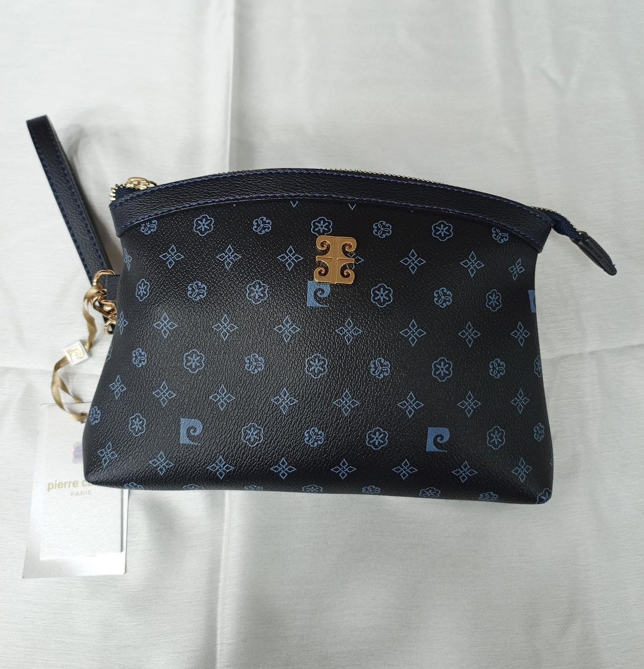 Pierre Cardin Fermuarlı Kadın Portföy Çanta Lacivert 05PO22Y1547