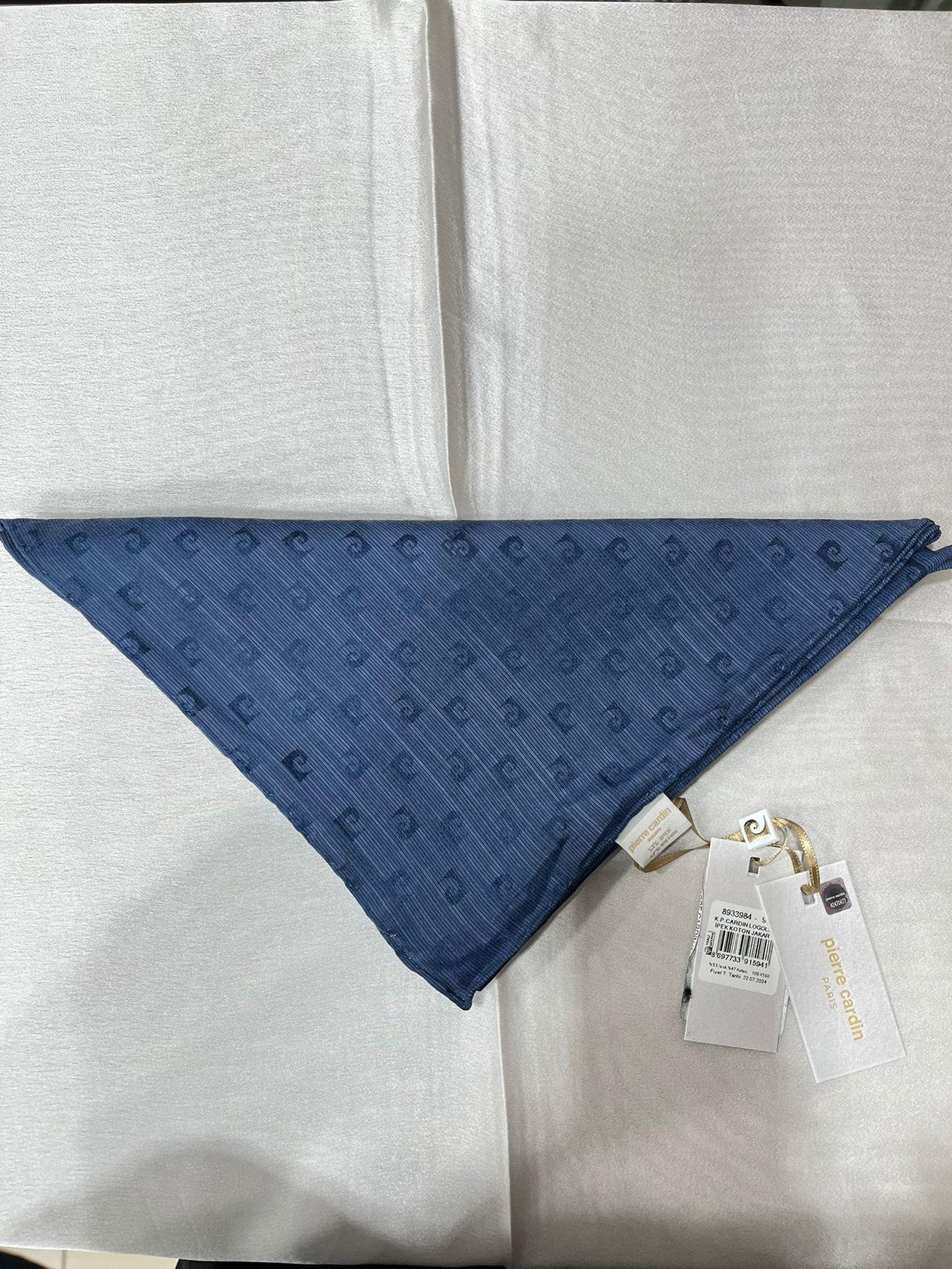 Pierre Cardin Logolu İpek Koton Jakar Eşarp 8933984 - 927