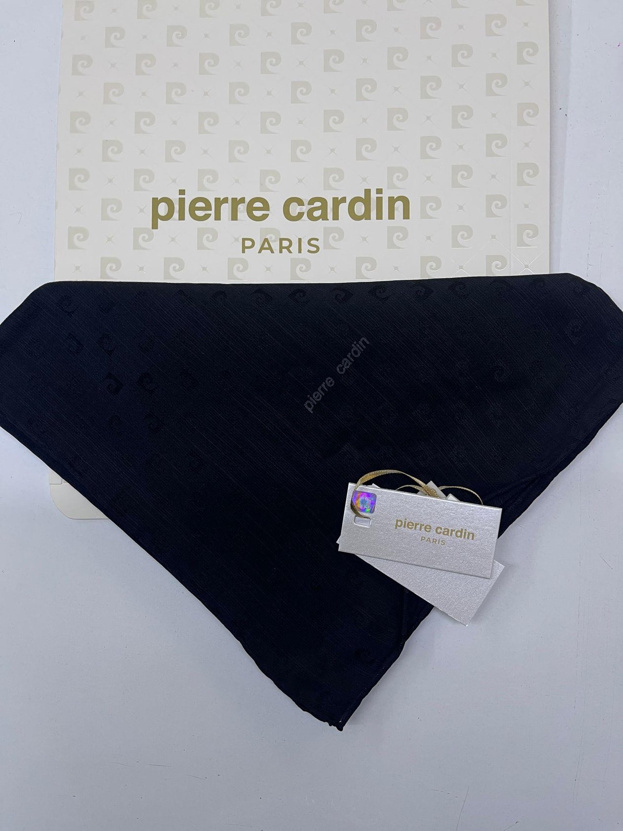 Pierre Cardin Logolu İpek Koton Jakar Eşarp 8933984 - 911