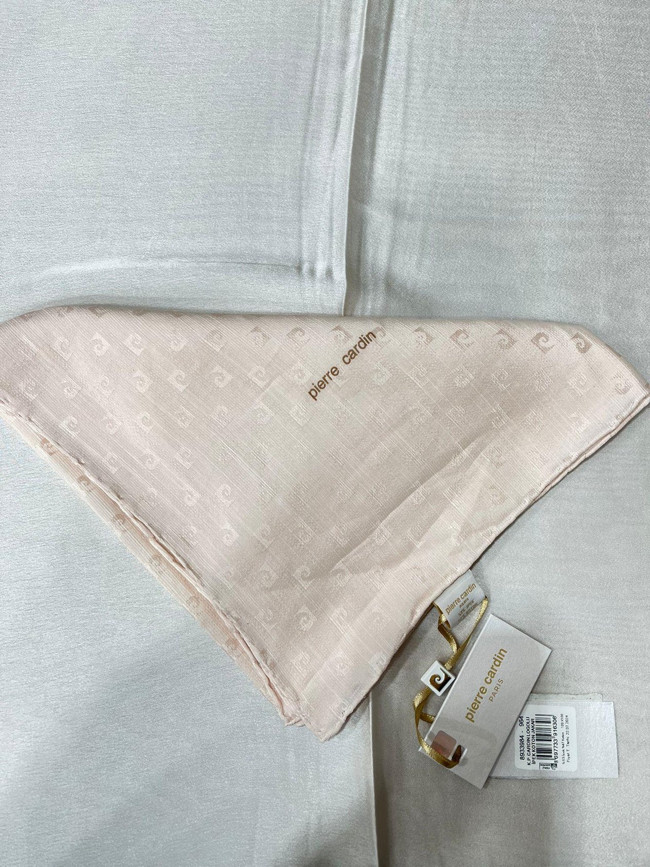Pierre Cardin Logolu İpek Koton Jakar Eşarp 8933984 - 964