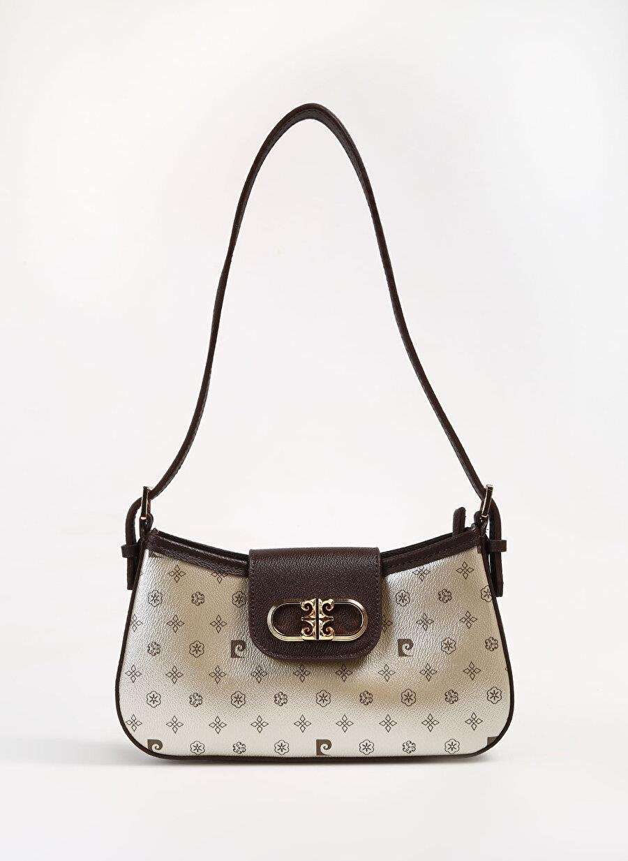 Pierre Cardin Monogram Kadın Omuz Çantası Altın 05PC24Y529-MN YALT