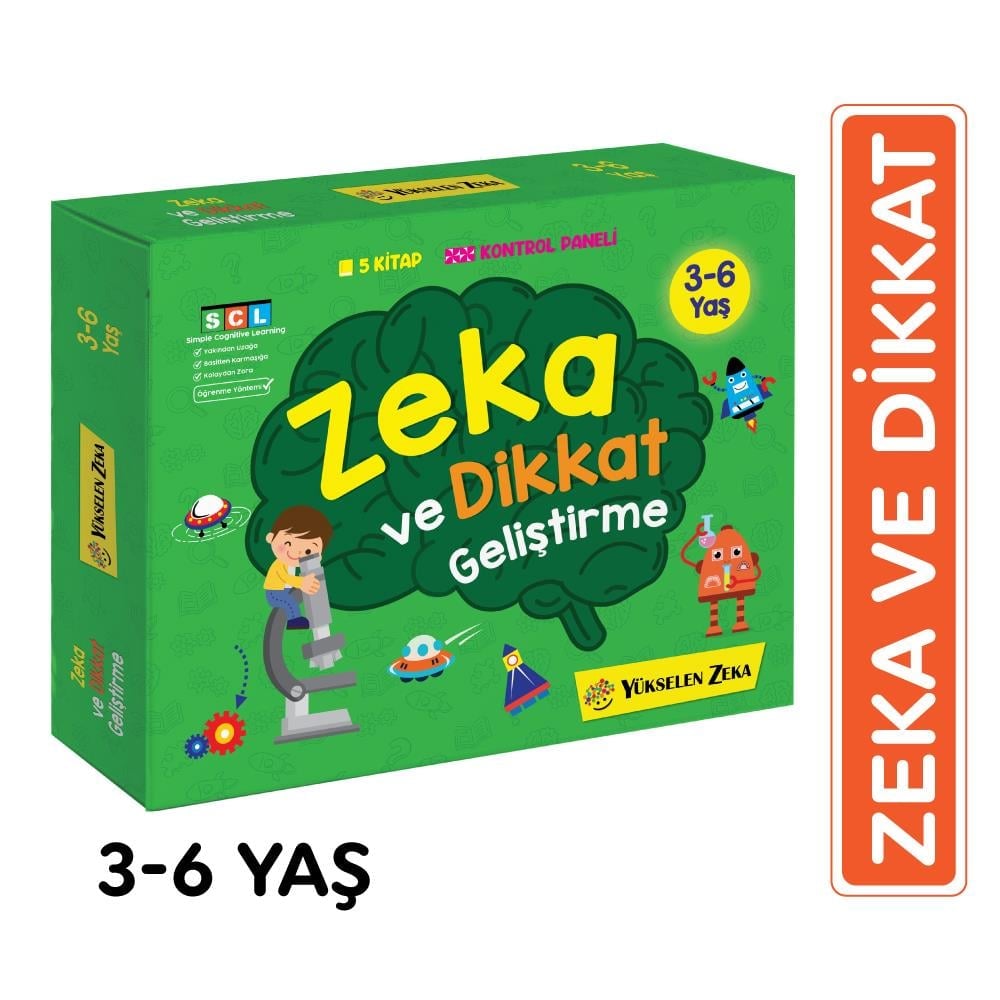 3-6 Yaş Zeka ve Dikkat Geliştirme Seti