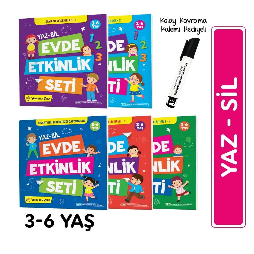 Evde Etkinlik Yaz Sil Serisi