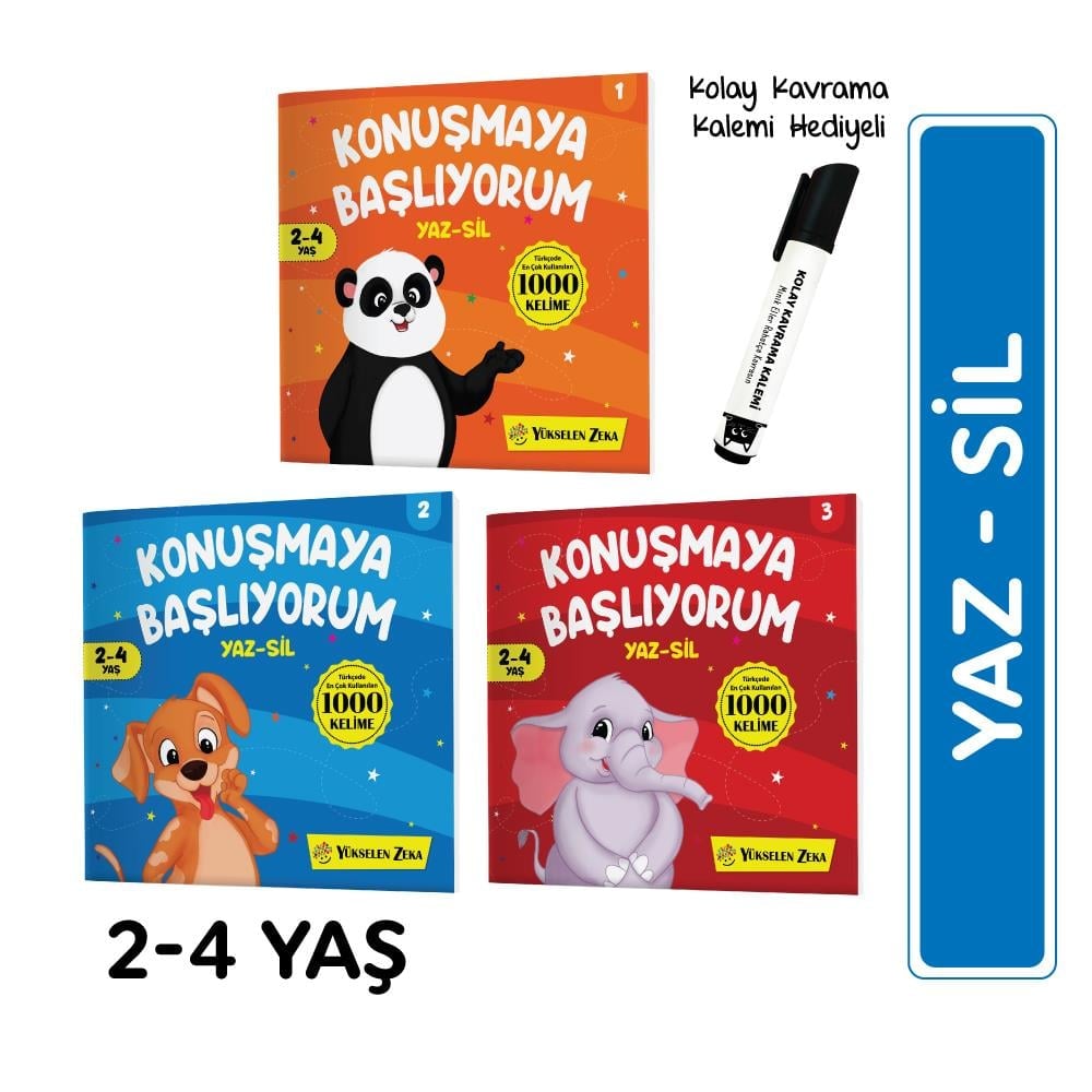 Konuşmaya Başlıyorum Yaz Sil Serisi